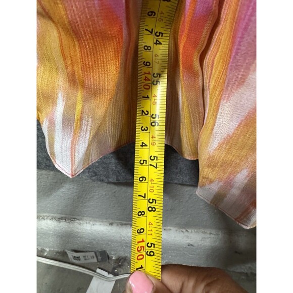 Boston Proper Dress Women 0 Smocked Pink Maxi Sleeveless Vacation‎ Resort Midi - Picture 5 of 8